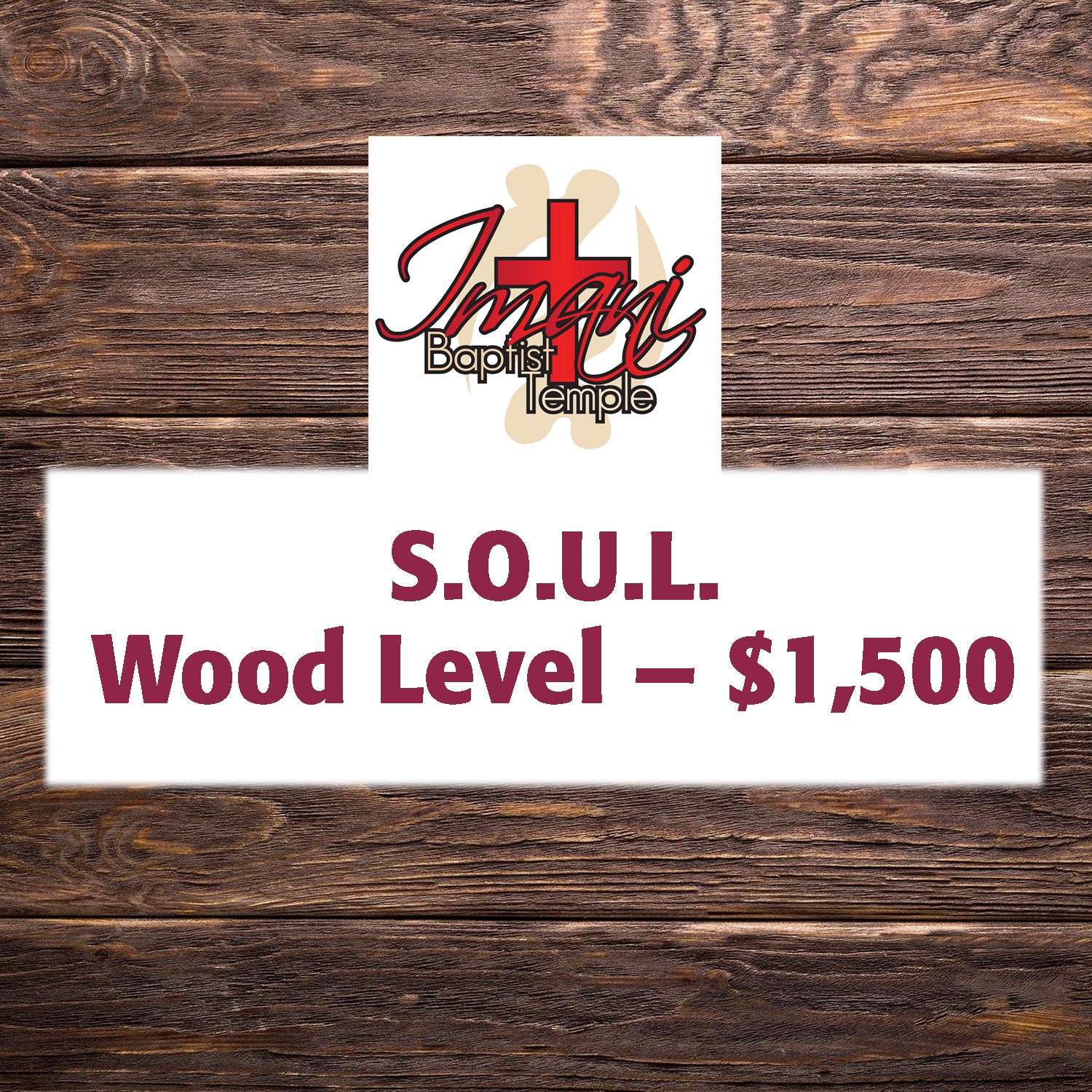 Wood Level - $1,500